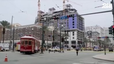 Хотел в строеж в Ню Орлиънс се срути и затрупа работници