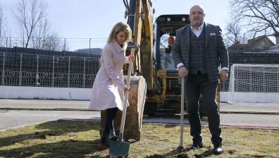 Дадоха началото на изграждането на лекоатлетическа писта в Габрово