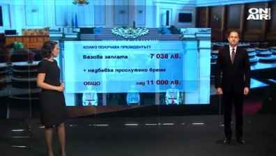 Депутатските заплати се увеличават преди Коледа с 90 лева - повече ще има и за Борисов и Радев