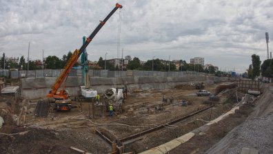 Първа копка на новата метростанция в столичния квартал "Обеля"
