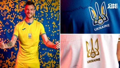 Фланелката на Украйна за Европейското по футбол разгневи Русия