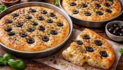 Рецепта за фокача с маслини и риган