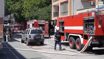 Запали се рекламна агенция във Велико Търново, евакуираха хората