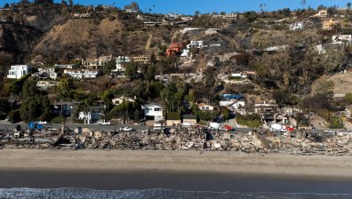 Моментният облик на Лос Анджелис след пожарите (ГАЛЕРИЯ)