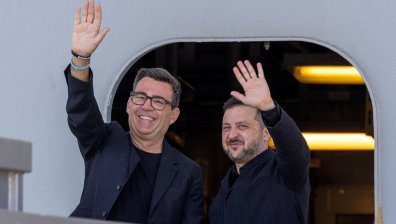 Бърнам към Зеленски: Великобритания е 100% зад Украйна