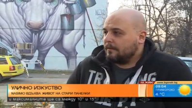 Улично изкуство: Nasimo вдъхна живот на старите панелки