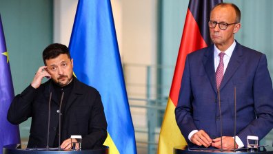 Володимир Зеленски се срещна с Фридрих Мерц в търсене на военна подкрепа