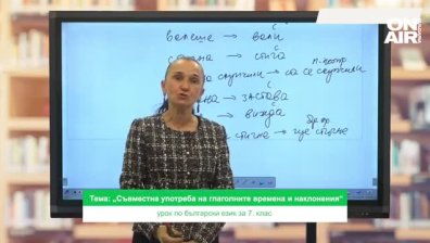 Урок №1 по български език за 7 клас