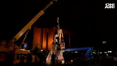 Македония премахна първия паметник от ерата "Груевски"