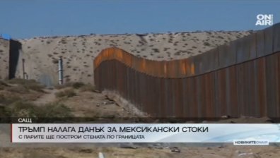 Тръмп налага 20% данък на всички мексикански стоки