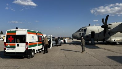 Самолет "Спартан" изпълни задача по осигуряване на транспорт при донорска ситуация