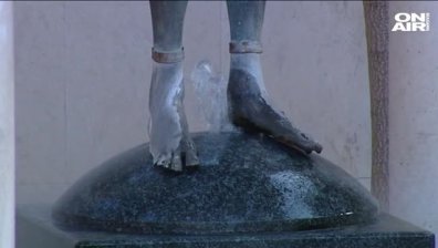Хванаха крадеца на статуята на Аполон в София