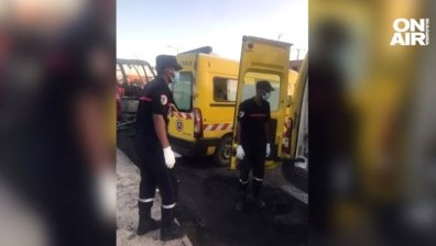 Най-малко 34-ма пътници изгоряха при катастрофа на автобус в Алжир