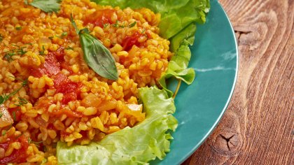 Рецепта за бюджетно ризото с консервирани домати