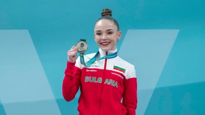Стилияна Николова стана европейски вицешампион в многобоя по художествена гимнастика