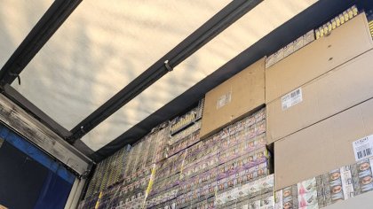 Задържаха над 620 000 цигари и 10 500 вейпа при две акции край Видин