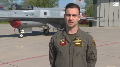 Майор Тодоров за мощта на F-16 и усещането да си на 15 хил. метра над земята
