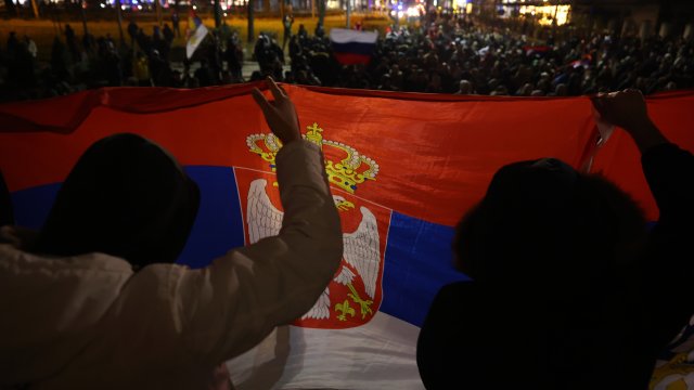 Партията Сръбска листа, председателствана от Горан Ракич, обяви масов протест