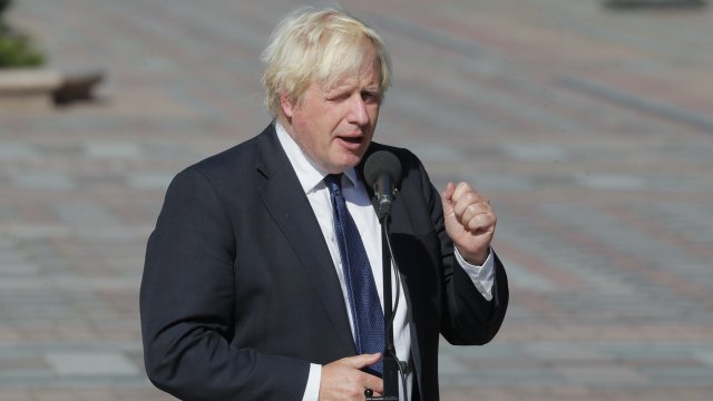 Британският премиер в оставка Борис Джонсън който беше принуден да