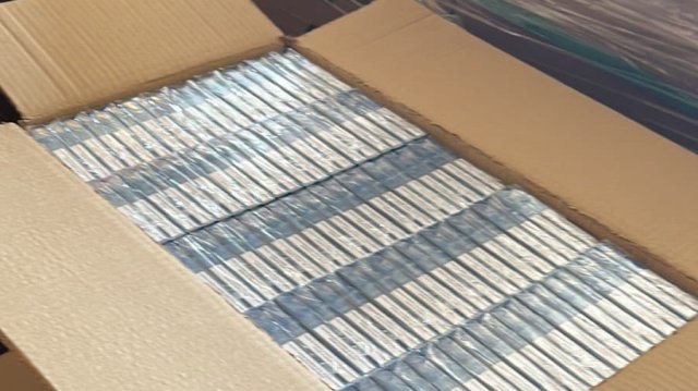 Служители на Гранична полиция иззеха голямо количество контрабандни цигари 6 300 000