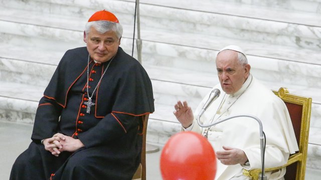Пратеникът на папа Франциск в Украйна - кардинал Конрад Краевски е