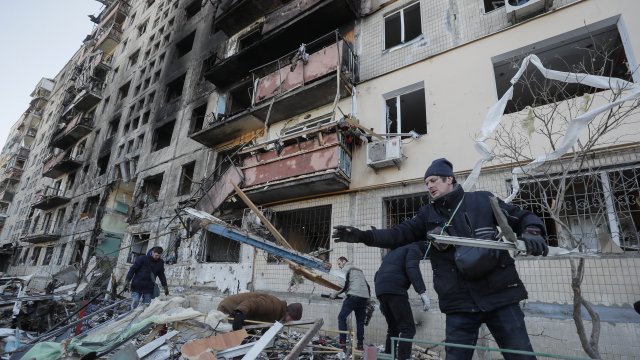 Град Бородянка е първата спирка на българската делегация в Украйна