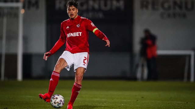 Капитанът на ЦСКА Юрген Матей изигра в Съединение последния си