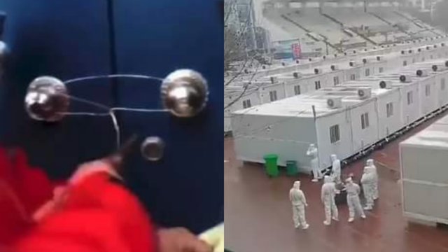 В Китай борят пандемията с огромни карантинни лагери в които