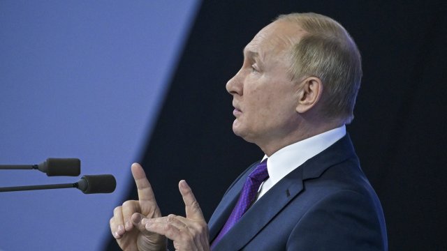 Руският президент Владимир Путин каза че Русия е извършила пробно