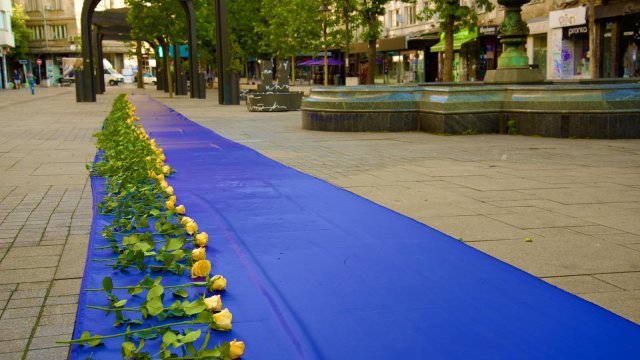 Столичната община постави специална инсталация по повод 100 дни от