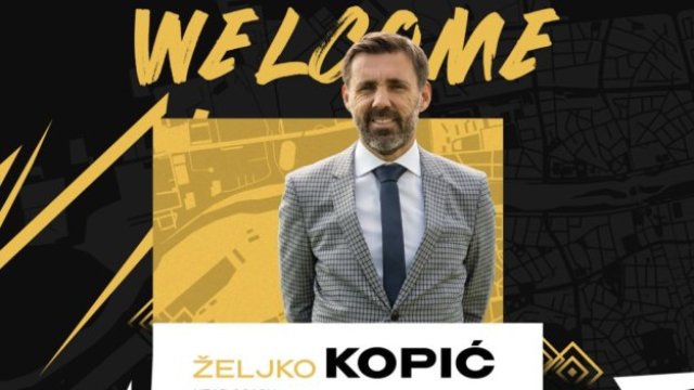 Хърватинът Желко Копич е новият старши треньор на Ботев Пловдив съобщиха