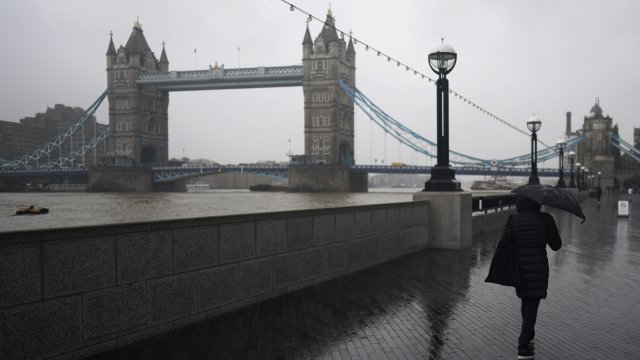 Жертва на лошото време във Великобритания В петък след обед бе