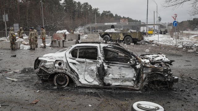 Регионът Херсон в южната част на Украйна е окупиран от