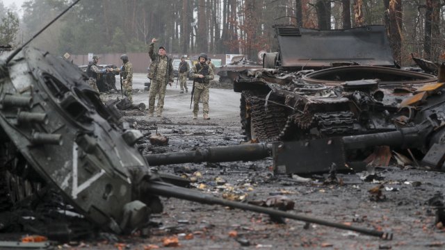 Над 30 украински градове и села в района на Киев