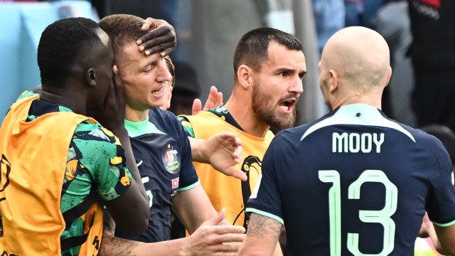 Австралия победи с 1 0 Тунис в мач от Група D