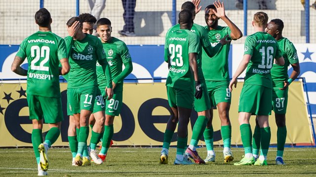 Лудогорец постигна минимална победа при гостуването си на Спартак Варна