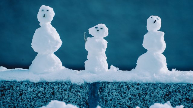 За изработването на един снежен човек се изразходват около 300
