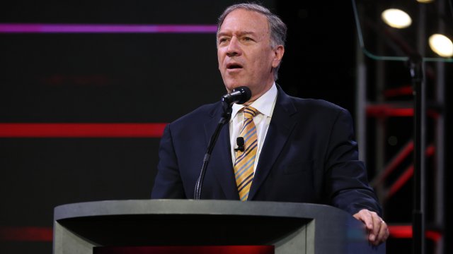 Майк Помпео който беше държавен секретар на Съединените щати в