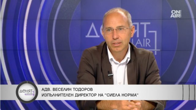 Изпълнителният директор на Сиела Норма адв Веселин Тодоров е на