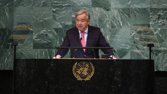 Генералният секретар на ООН Антониу Гутериш призова за слагане на