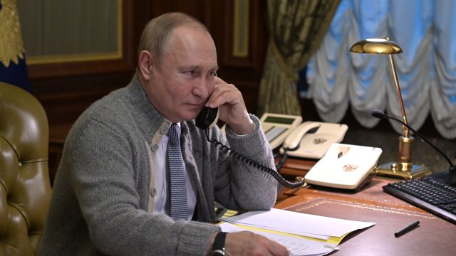 Руският президент Владимир Путин и турският му колега Реджеп Тайип