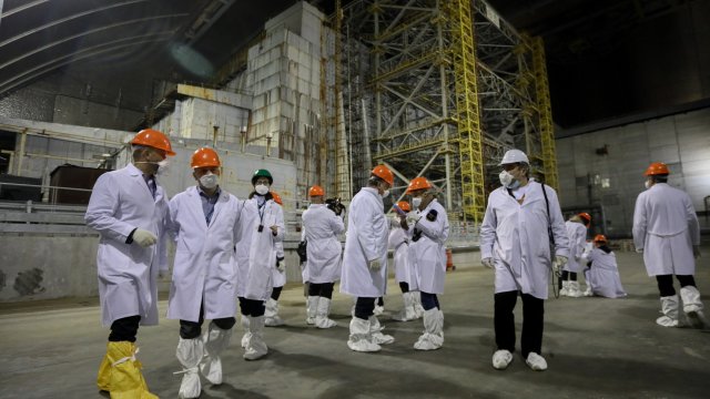 Чернобилската и Запорожката атомни централи в Украйна които сега се