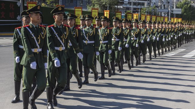 Въоръжените сили на Китай са провели различни военни учения близо