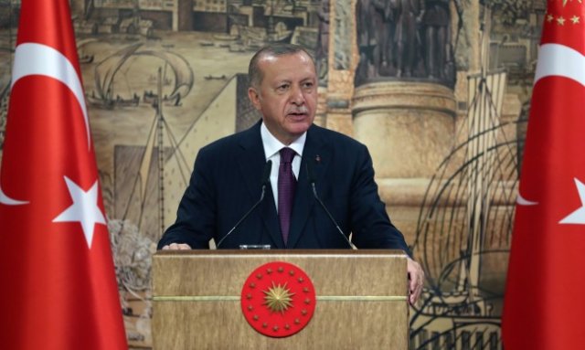 Турският президент Реджеп Ердоган съобщи днес, че е позитивен за