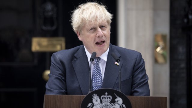 Британският министър председател в оставка Борис Джонсън заяви че е натъжен