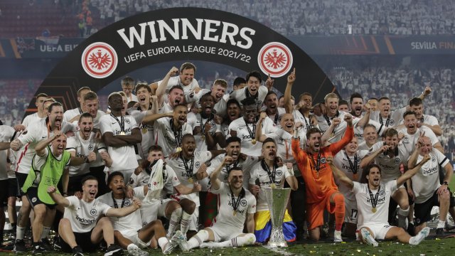 Айнтрахт Франкфурт спечели Лига Европа побеждавайки на финала Глазгоу Рейнджърс