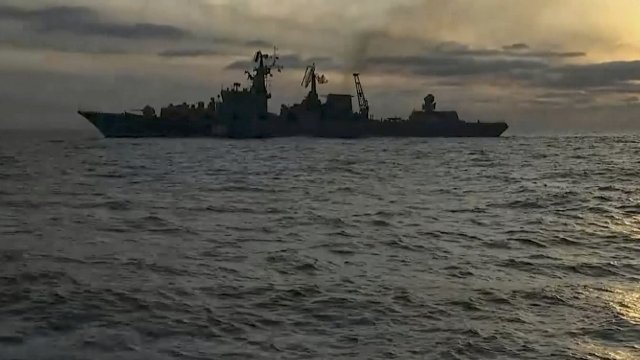 Раздвижване сред руския флот в Черно море  Украинските военни съобщиха че