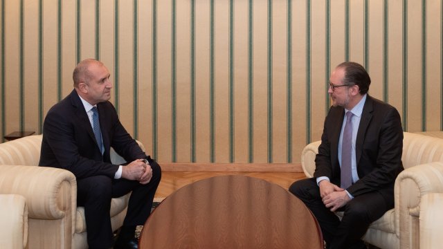 Държавният глава Румен Радев проведе среща с федералния министър по