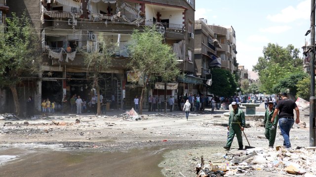 Петима сирийски войници са били убити и двайсет са били
