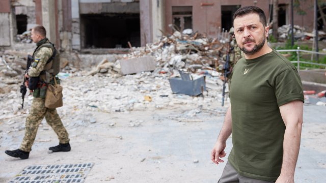 Украинският президент Володимир Зеленски е предприел тайно пътуване до Лисичанск